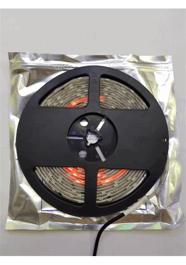 Yürüyen Şerit Led Kırmızı Silikonlu 5 Metre