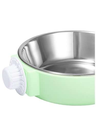 Suntek Sandık Köpek Kase Asılı Su Besleyici Tavşan Yeşil