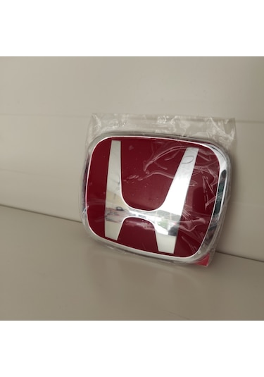 Honda Civic Fb7 Panjur Ve Bagaj Logosu Arması Kırmızı Takım 2 Li