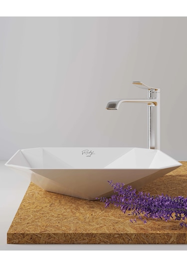 Creavit Ruby Diamond Tezgah Üzeri Lavabo 40 40 Cm Rb040-00cb42e-0000