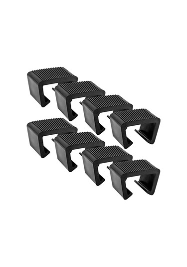 Rattan Mobilya Kelepçesi, Çok Yönlü Rattan Kanepe Kelepçesi, Dayanıklı Dış Mekan Rattan Sandalye Kelepçesi Kart Yuvası 5,25 Cm 8'li Paket Diğer