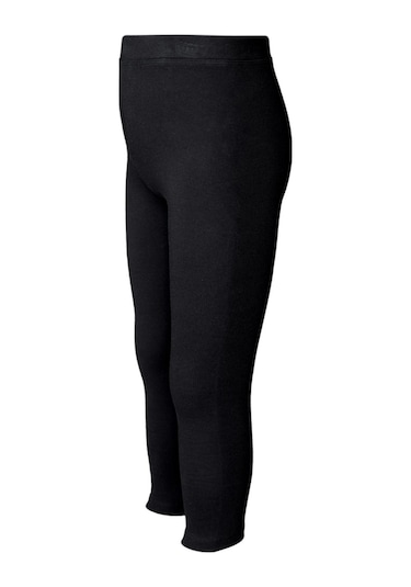 Lovetti Siyah Kız Çocuk Kışlık Tam Boy Düz Basıc Tayt 5171S001 Siyah