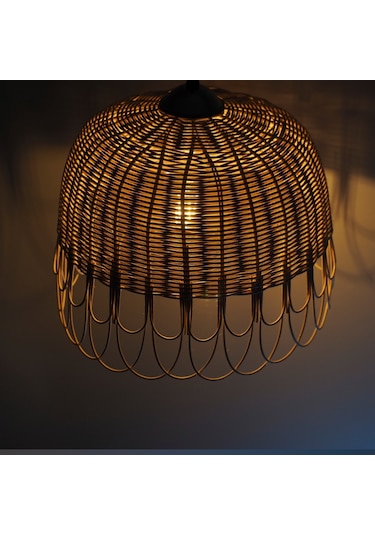 Doğal Rattan Bambu Avize: Pendant