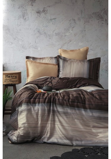 Gerard 210 Tc 83 Tel Dijital Pamuk Saten Nevresim Takımı Tek Kişilik