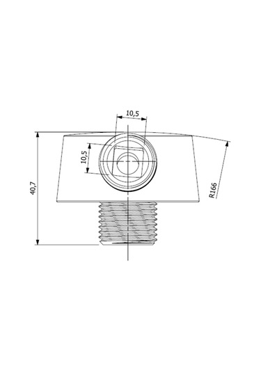 Roca Duş Çıkış Dirseği, Aqua Classic, Krom, 1/2" Ag0083700r Gri