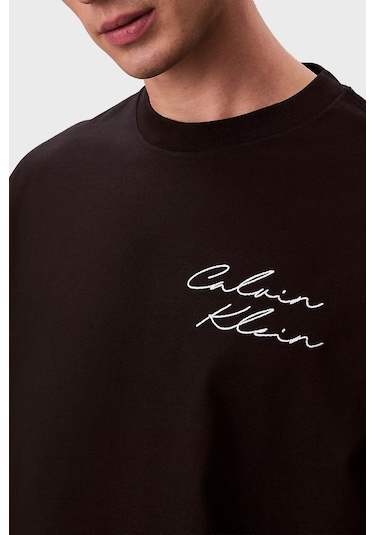Calvin Klein Erkek T Shirt Lv04re828g Ub1 Siyah