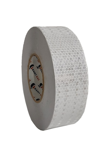 Reflektör Bant Beyaz 5CMx5M Reflektif Bant Beyaz İkaz Bandı