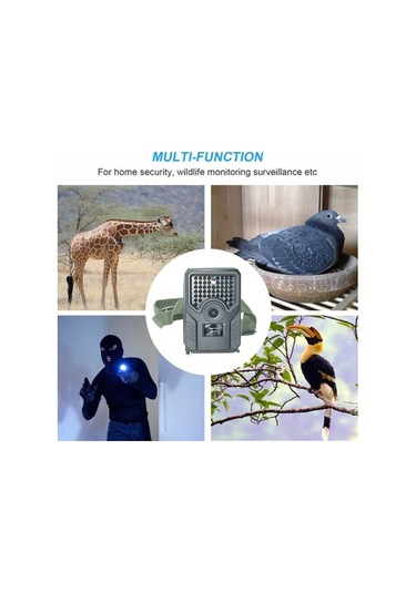 Pazly Pr-200 Av Kamerası: 12mp, 1080p Gece Görüşlü, Ip56 Su Geçirmez, 110 Derece Açılı, 15m Menzilli, Pil İle Çalışan, 112 Karakter Kamuflajlı Kamuflaj