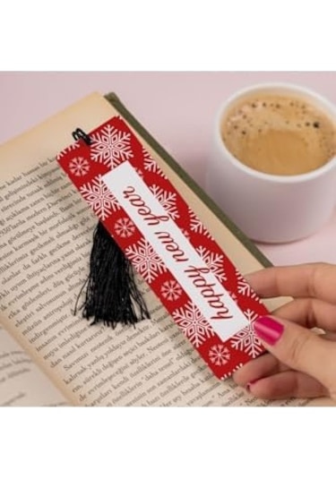 Happy New Year Tasarımlı Kitap Ayracı