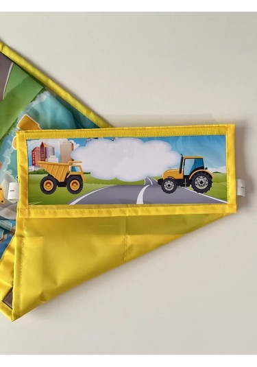 Karmasek21 Anaokulu Dolabı İçin Herhangi Bir İsimle Cep Cebi 82139260 Gri