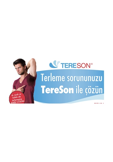 Tereson El Ayak ve Koltuk Altı Terleme Önleyici Unisex Solüsyon Sprey 50 ML