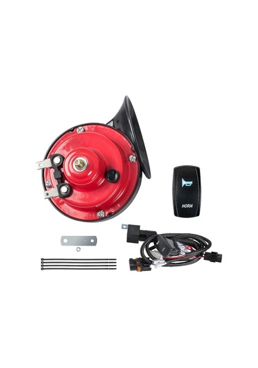 Vkemall Evrensel Utv/atv 12v Yüksek Sesli Korniş Seti - Polaris Rzr Uyumlu, 105db Derin Ses