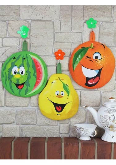 Cherir "neşeli Sebzeler" Seti 17 21cm 3 Adet + 34 48cm 3 Adet 293472740 Gri