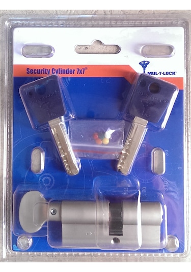 Multlock 7x7 Mandallı Tuzaklı Barel 3 Anahtarlı 69 Mm
