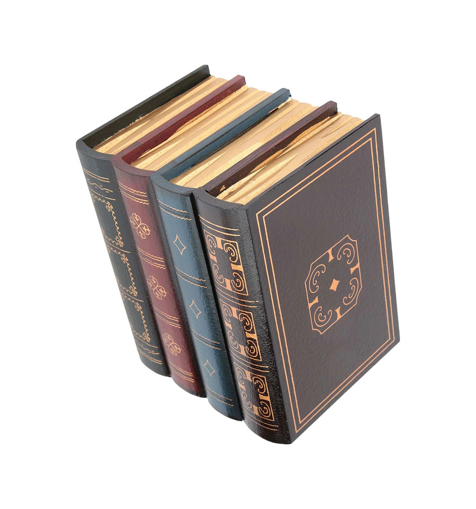 Wezone Klasik Stilde Dekoratif Simülasyon Kitaplı Depolama Kutusu - Ofis/ev Dekoru, Fotoğraf Jeketi, Hafif Ve Dayanıklı B Tipi Küçük