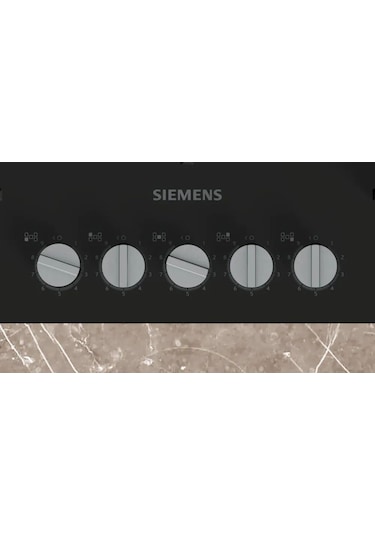 Siemens EP9A6QI40 Ankastre Gazlı Sert Cam Ocak