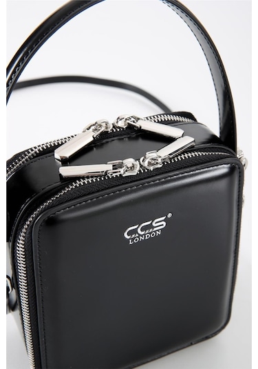Ççs 17561 Kadın Omuz Askılı El Çantası-siyah Siyah