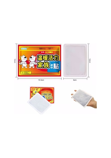 ISINMATİK CEP SOBASI 12 SAAT ETKİLİ EL VÜCUT ISITICI 3 ADET Çok Renkli