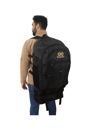 Baggor Siyah 90 L Outdoor Sırt Çantası Siyah