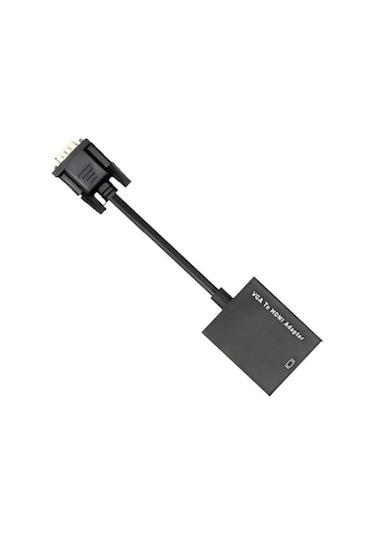 Besthome1 Vga-hdmi Dönüştürücü Kablosu - Bilgisayar-tv Hd Video Ses Aktarımı, Bölünmüş Tasarım