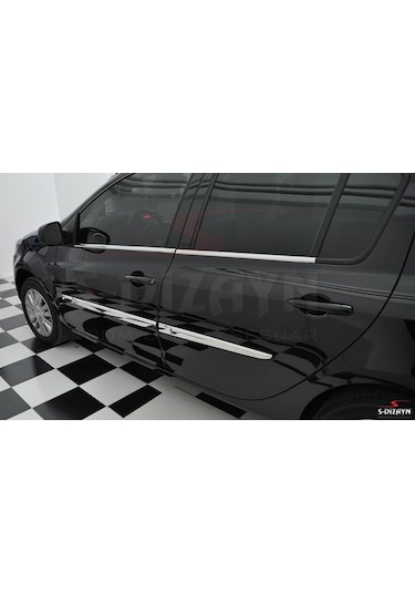 S-Dizayn Renault Clio 3 Hb Krom Yan Kapı Çıtası 6 Prç 2006-2012
