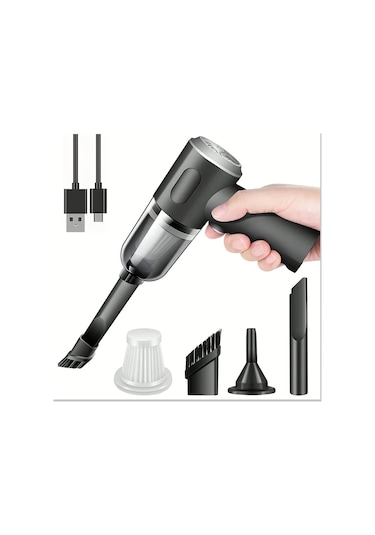 Willowhaven Kablosuz Islak Kuru Mini El Süpürgesi Yüksek Güçlü Motor Ev Araba Toz Tüy Temizliği
