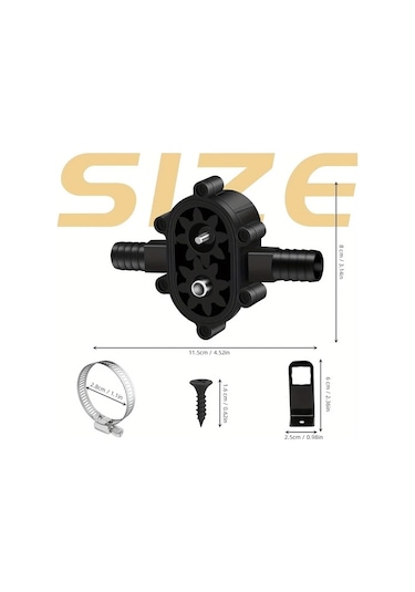 Xuweiwei Portable Mini Drill Pump Spec2 El İle Çalışan Kendinden Emişli Su Transfer Pompası Yağ Dizel Sıvılar İçin