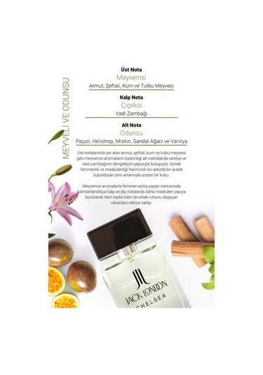 Jack London Chelsea Unisex Parfüm EDT 50 ML