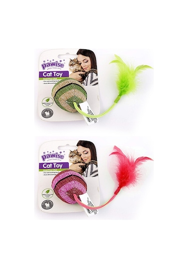 Pawise Kedi Oyuncağı Striped Cat Toy-top N141