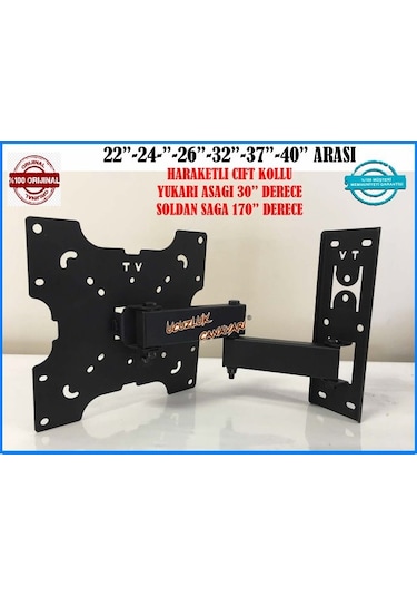 Lcd Led Tv 32 " 37 " 40 " 42 "Çiftkolluharaketliaskı Aparat