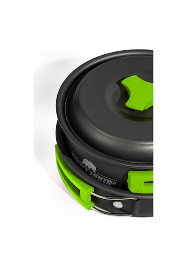 Kamp Tencere Tava Seti Tek Kişilik Çantalı 8 Parça Çok Renkli