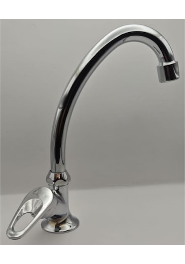 Tekli Mermer Üstü Lavabo Bataryası Krom