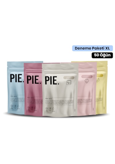 Pıe. Proteinli Öğün Tozu / Vanilya, Çilek, Muz, Vişne, Bisküvi Aromalı / 50 Öğün Karışık