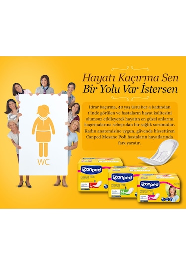 Canped Mesane Pedi Klasik M-Orta Boy 120 Adet