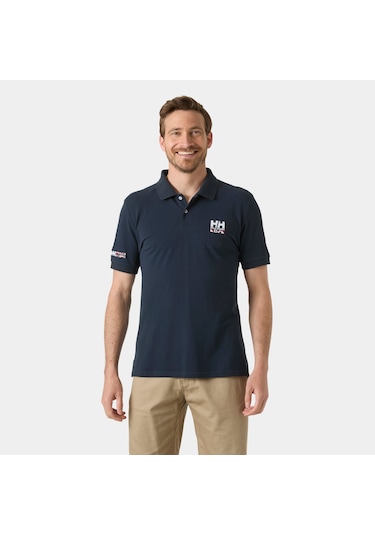 Helly Hansen Messina Graphic Fitted Erkek T-shirt-32467 Lacivert