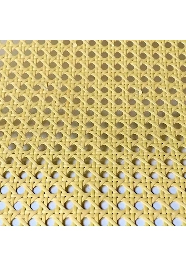 Pazly Geniş Rattan Rattan 40x100cm, Sarı Rattan Dokuma, Mobilya Sandalye Dolap Tavan Dekorasyonu Sarı