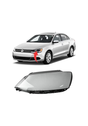 Volkswagen Jetta Sol Far Camı 2011-2017 5c7941005