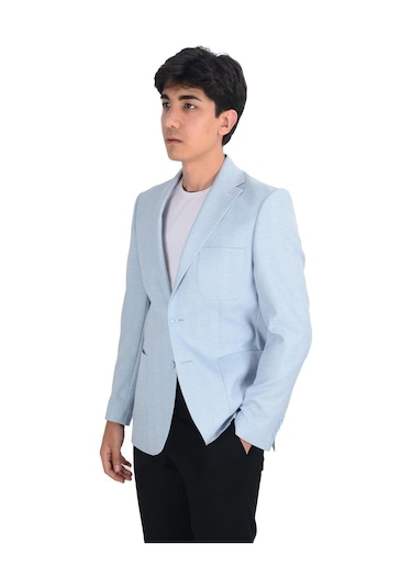Cengiz İnler Kırçıllı Slim Fit Erkek Ceket 001