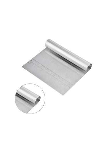 Moveevo Pasta, Hamur Ve Pasta Krema Dağıtıcı, Çikolata Kıvrımları Ve Yıkama İçin Paslanmaz Çelik Hamur Scraperı - 15x12cm Diğer