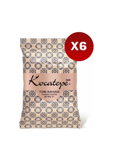 Kocatepe Kahve Kocatepe Türk Kahvesi 6 x 100 G