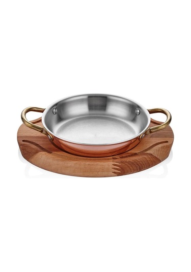 Mm Bakır Yumurta Sahanı 14 Cm +nihale Bakır