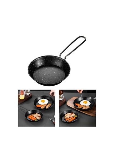 Pazly Kamp Kızartma Tavası 12cm Piknik Bahçe Barbekü Açık Hava Izgara 12cm Çok Renkli