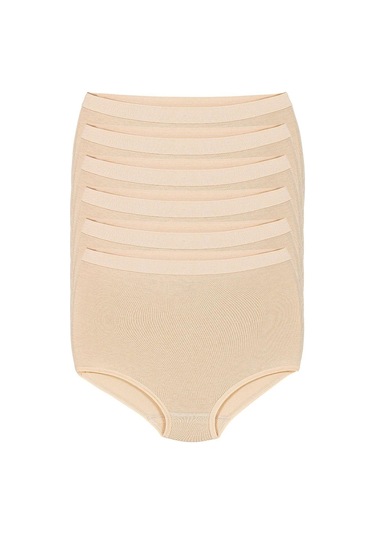 Yıldız Kadın Modal Yüksek Bel Silikonlu Likralı Toparlayıcı Külot 4200 - 12 Adet 001