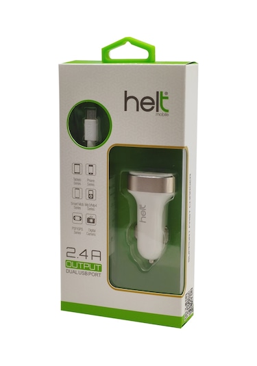 Helt Ht-16 5w 2 Çıkışlı Micro Kablo + Araç Şarj Aleti