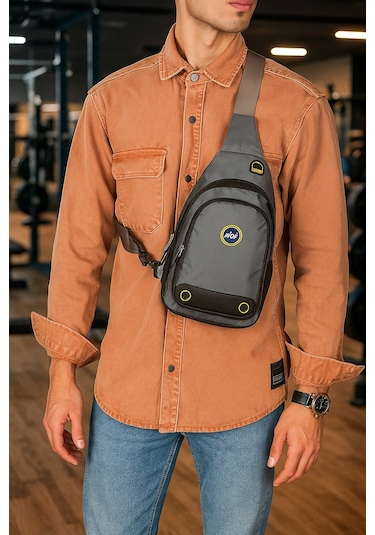 NEWİSH POLO BODY BAG ÇAPRAZ GÖĞÜS VE SIRT ÇANTASI-GRİ QATRO 2260 Gri