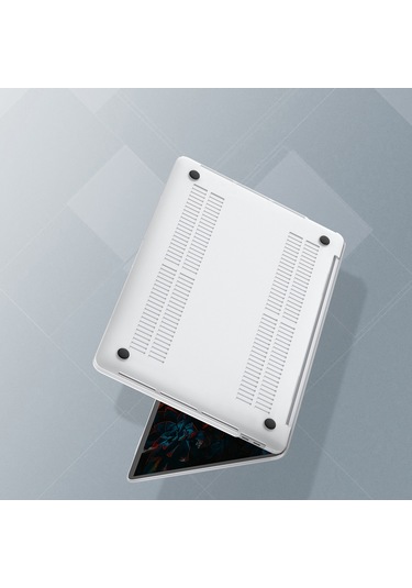 MacBook Air 13.3" Koruyucu Laptop Kılıfı Beyaz