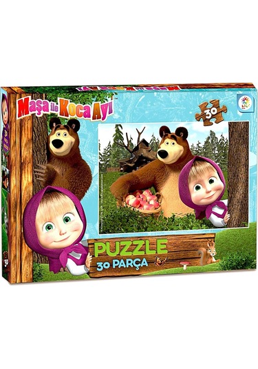 Maşa Ile Koca Ayı Puzzle 30 Parça