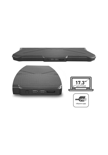 Rampage AD-RC8 Showy 15" - 17" RGB Tek Fanlı Notebook Soğutucu