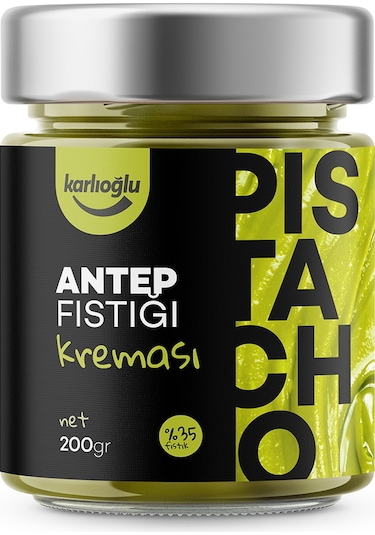 Karlıoğlu Antep Fıstığı Kreması Premium 200 G