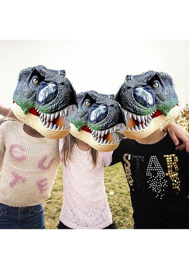 Işıklı Ve Sesli T-rex Maskesi: Dinozor Dünyası Şimdi Çok Daha Gerçekçi Dinozor